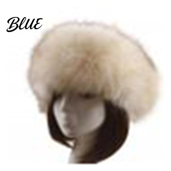 Women Autumn Winter Beanie Outdoor Cold-proof Thickened Hat Faux Fur Warm Plush