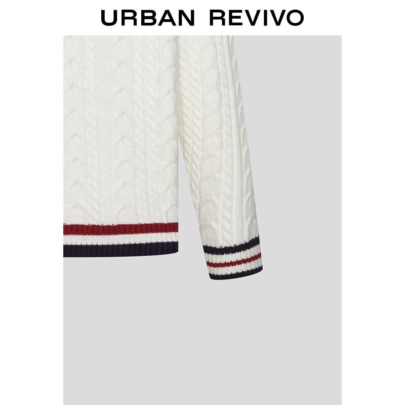 UR Women's V-Neck Cable Knit Sweater