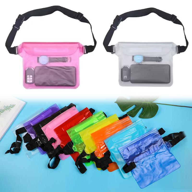 Waterproof Swimming Bag Sealing Waist Pack Beach Phone Storage Bag Drift Diving Bag Forhiking, Travel,Outdoor Activities