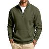 Men's Casual Half Zip Sweatshirt with Stand Collar for Everyday Wear