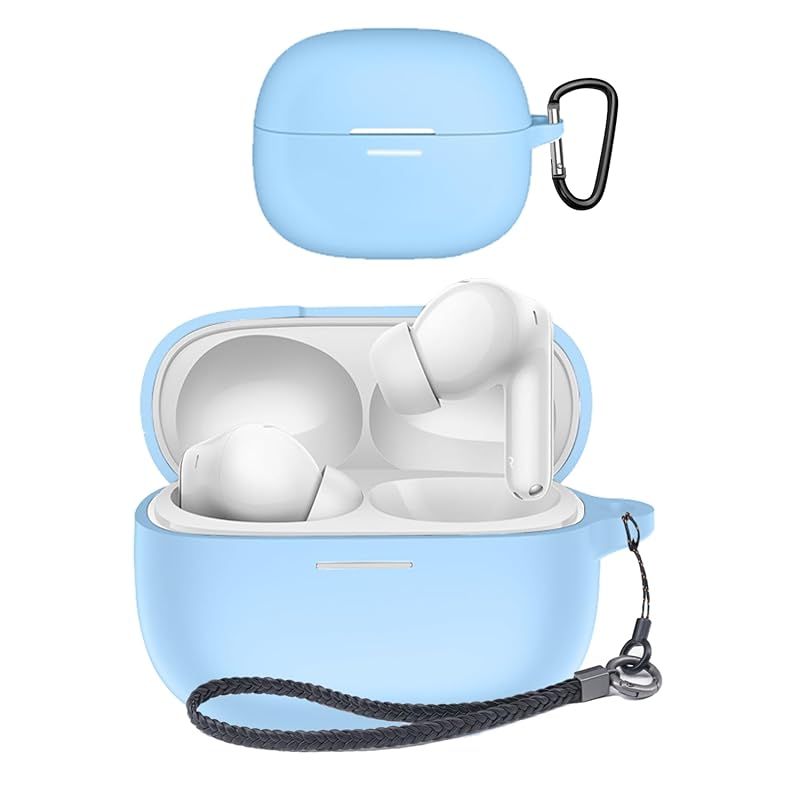

Redmi Buds 6 Pro for case YAJOJO wireless earphones charging case cover With carabiner and key chain silicone protective case Fall prevention