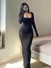 2025 European & American Slim-Fit Fishtail Bodycon Dress for Spring/Summer