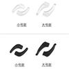 4 Pairs Silicone Eyeglass Ear Hooks Anti Slip Ear Grips for Glasses Adjustable Fit Durable Comfortable Design for Secure Wear