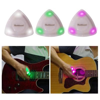 Gitarren-Touch Leuchtender Plektrum Hohe Empfindlichkeit Gitarren Leuchtendes Plektrum Saiteninstrument