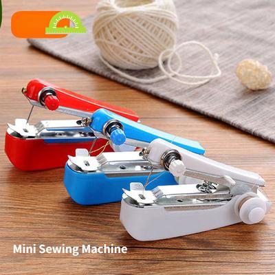 Taşınabilir Manuel Dikiş Makinesi Mini Seyahat Kullanışlı İğne Aracı Basit Operasyon Nakış Çok Fonksiyonlu DIY Aracı Terzilik Makinesi