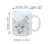 Chihuahua Long-haired - Cup with a Dog, Cute Cup with Graphics, a Gift with Your Photo from the Art-Dog Brand