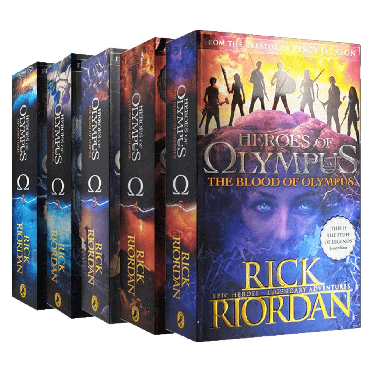 5 томов Перси Джексон Сезон 2 Герои Олимпа Рик Риордан Книги 5 books