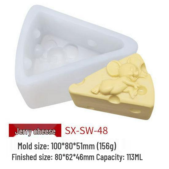 Cheese Silicone Mold & Mousse Cake Mold: Creative DIY Baking Tools for Chocolate & Ice Cream