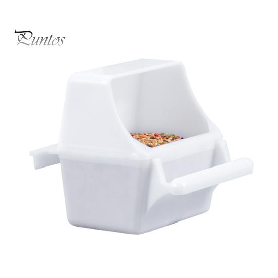 Cajas de alimentación para pájaros, 2 uds., cómodas, fáciles de limpiar, diseño colgante desmontable, cajas de comida para pájaros, suministro para loros