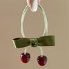 Stylish Cherry Hair Bands and Hair Clip For Children High Elasticity And Softness Hairpieces For Everyday Use