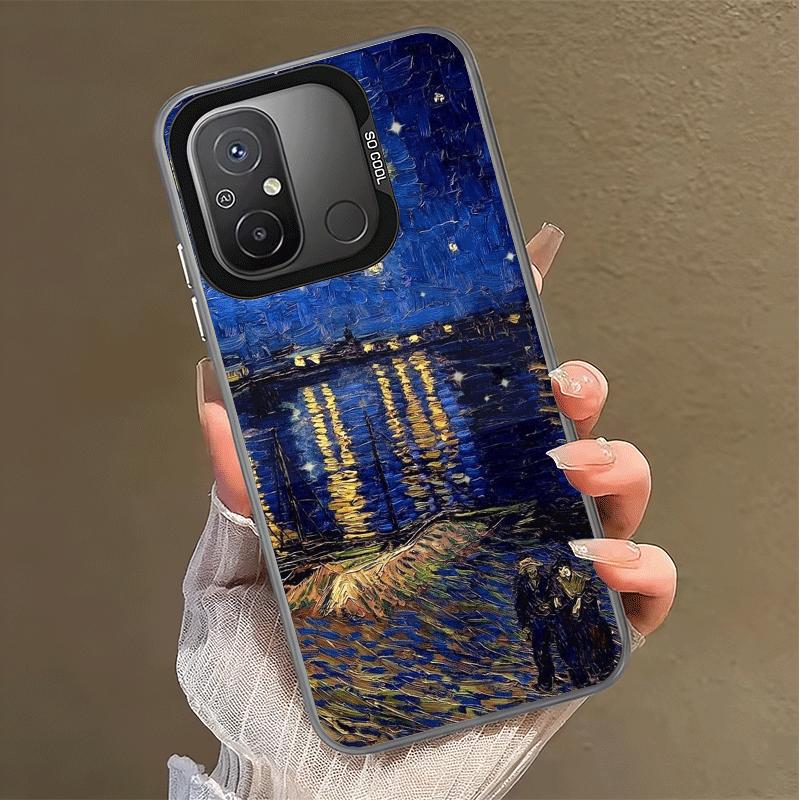 Van Gogh Oil Painting Aesthetics Shockproof Phone Case for Xiaomi Poco X7 X6 X5 X3 Pro F7 Ultra M8 Redmi 15C 15 14C 13C 12C 10C