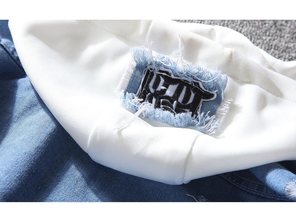 Men's Handsome Korean Style Loose Denim Jackets for Spring and Autumn