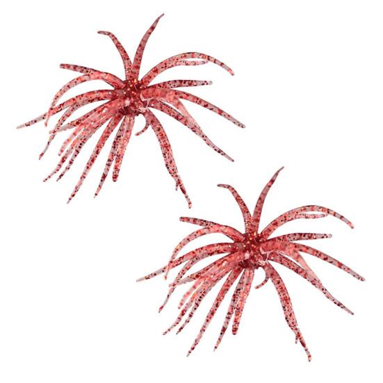 Bionic Soft Bait 2Pcs Sea Urchin Lure, 11cm/10g Floating Topwater Artificial Lightweight Lure Bait, Fuzzy for Freshwater Saltwater Fishing