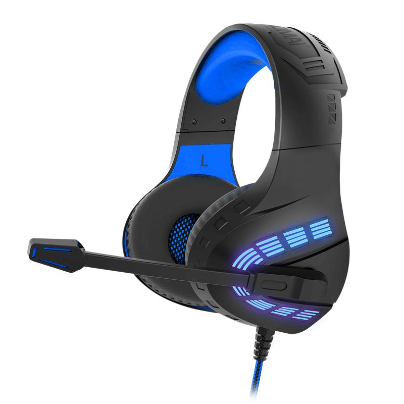 Headphones 3.5mm Wired Gaming Headset Earphones Music For PS4 Play Station 4 Game PC Chat computer With Microphone
