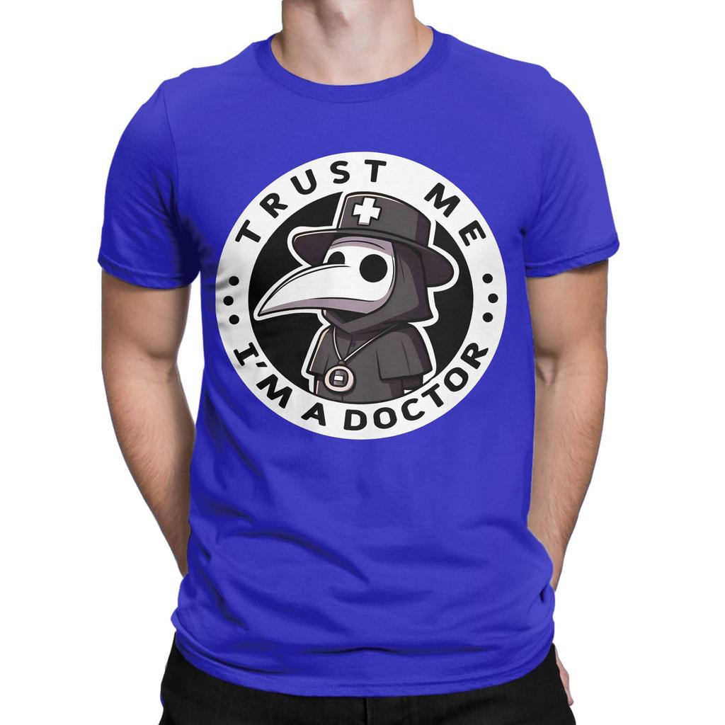 Funny Plague Doctor Trust Me A Doctor Classic Graphic 100 Cotton Tshirt Depeche Band Mode Tops Tees For Unisex