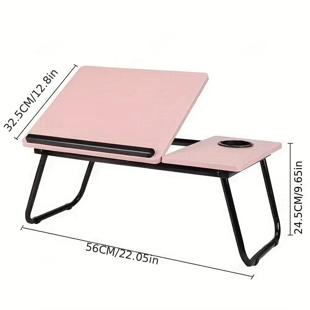 Computer-Lazy-Desk mit ergonomischem Design, integrierter Klapptisch mit einstellbarer Höhe, kompakt und praktisch