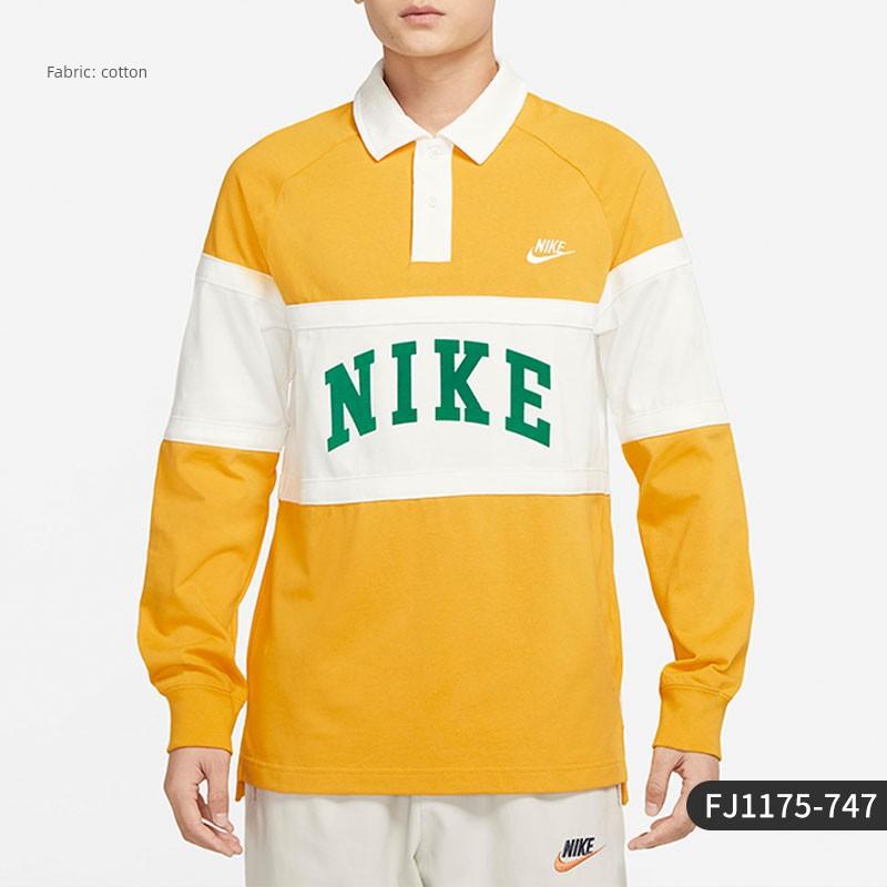 Nike/Nike Genuine New Winter Men s Sports Long-Sleeved Lapel Polo Shirt Dq5222-063 S