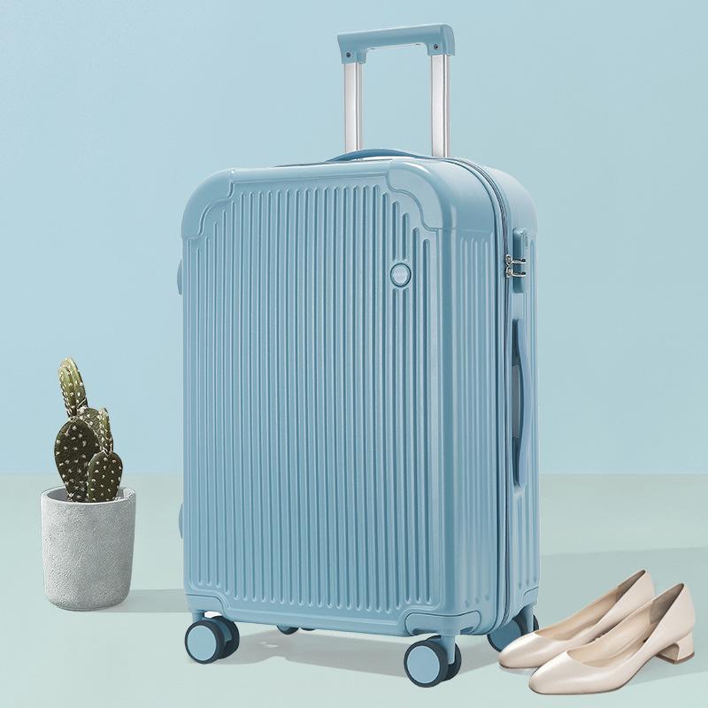 

Женский чемодан-тележка с 20-дюймовыми или 24-дюймовыми бесшумными колесами - Большая вместимость, Прочный и надежный, Пароль, Дорожный ручной кладь 22 inch (Up to 7 days, travel size)