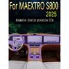 For MAEXTRO S800 (2025) Gearbox Panel Navigation Screen Automotive Interior TPU Protective Film Cover Anti-Scratch Sticke