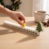 Creative Festive Countdown 3D Printed Star Christmas Calendar, 24-Day Moving Advent Seasonal Calendar Decoration for Kids Room Desk, Holiday