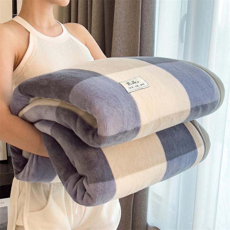 Thickened Muuji Flannel Milk Velvet Throw Blanket