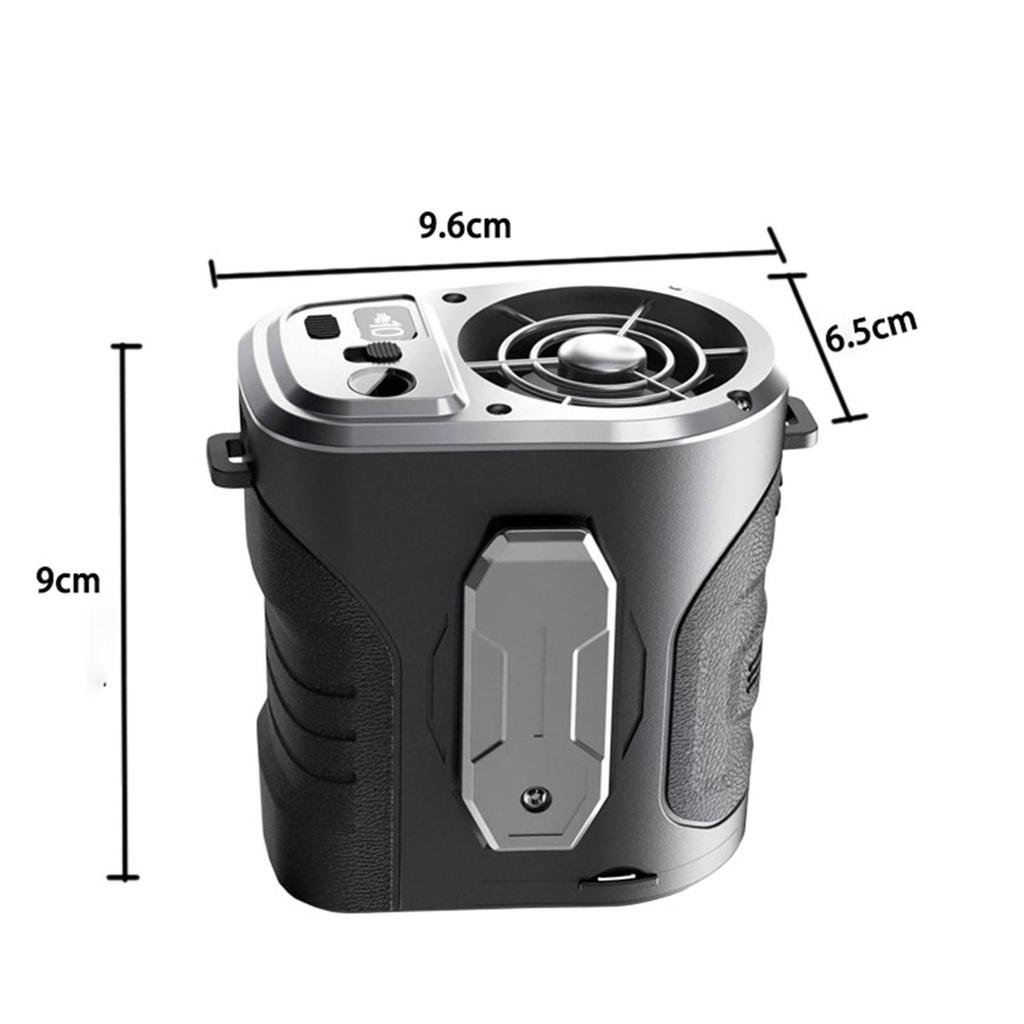 Waist Clip Fan Neck Fan Portable Rechargeable Lightweight Personal Fan Hanging Fan for Worksite Outdoor Sports Camping Fishing