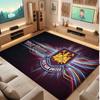 West Ham United Football Custom Crystal Velvet Rug, Personalized Name Text Print, Football Logo Soft Non‑Slip Floor Mat Home Decor Gift