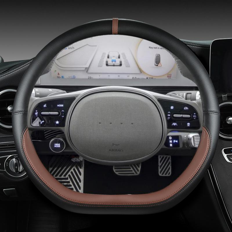 Für Hyundai ioniq 5 2016 2017 2018 2022 Auto Lenkradbezug D-Form PU-Leder Autozubehör