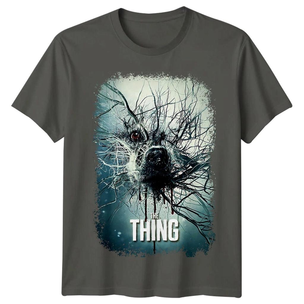 The Thing (1982) Movie Poster Inspiration T-shirt All Season Pure Cotton Fashion Suitable for Both Men and Women