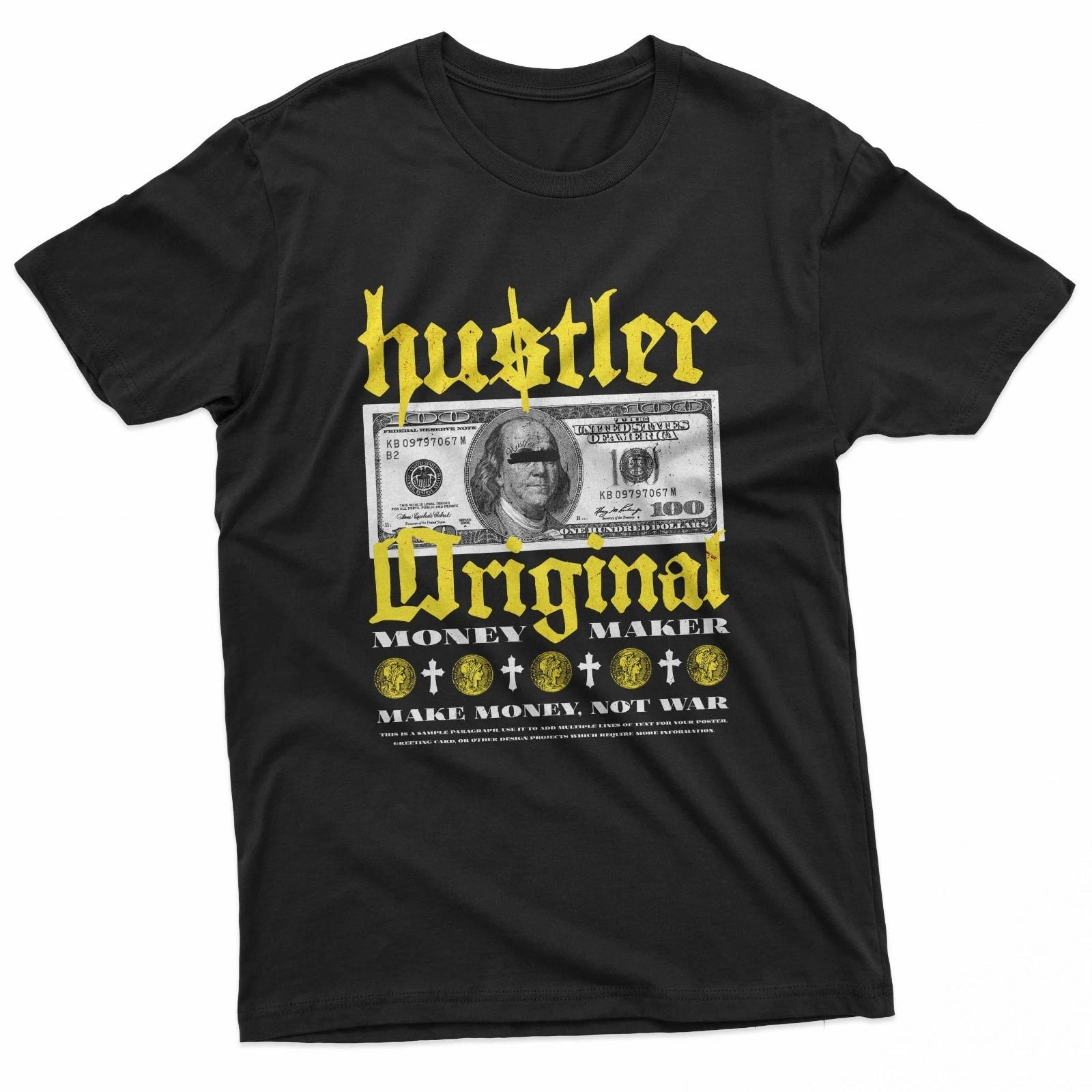 Hustler Original Money Maker Streetwear T-Shirt 4XL