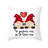 Red Cartoon Love Valentine's Day Home Pillow Car Waist Support Cushion Sofa Cushion Pillow Cover