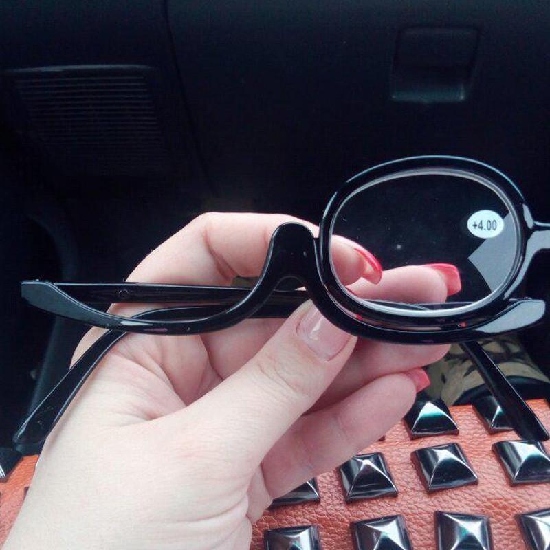 1Pcs180 Degrees College Women Make-up Folded Presbyopic Glasses Glasses Magnifying Glass