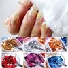 Aluminum Foil Nail Glitter Foils Holographic Sparkly Nail Sequins Ultra-Thin 3D Nail Charms Decorations for Women Girls