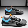 Fashion Men's PU Leather Waterproof Sneakers Casual Sports Shoes Men Lightweight Breathable Flat Non-slip Tenis Shoes