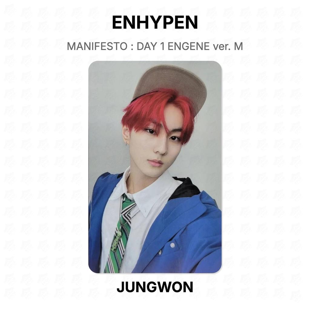 ENHYPEN MANIFESTO : DAY 1 ENGENE ver. M Official Photocard