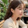 Green Leaves Simulated Fruit Earrings Dainty Flower Drop Earrings Strawberry Drop Earrings  Girls