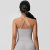 Women High Quality Sport Tank Tops With Chest Pads Compressed Quick-dry Super Elastic Suitable For Running Gym Fitness Training Yoga