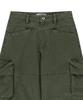 SLOWACID Dyed Cotton Wide Cargo Pants [Khaki]