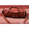Personalized Leather Duffle Bag Travel Carry-on Luggage Overnight Gym Weekender Bag Unique Groomsmen Gift Oversized Duffel Bag Vintage Brown