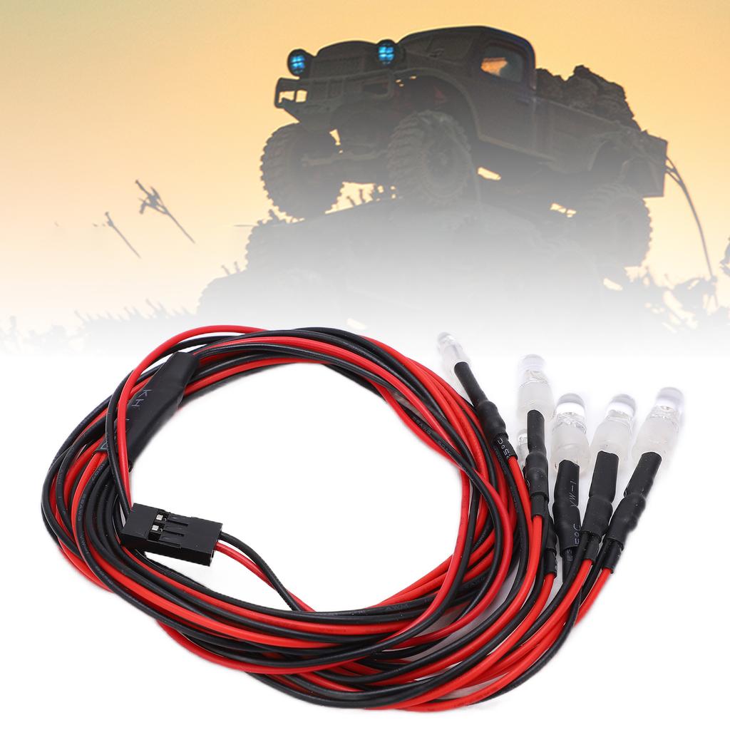 Model Drift Car LED Night Light Stable Sturdy High Brightness LED Headlamps for RC Car