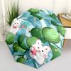 1pc Rabbit Fruit Umbrella with 8 Iron Ribs and a Plastic Handle, Automatic Opening and Closing, Portable and Foldable1068