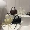 Fashion Rivet Large Capacity Pillow Bag Racing Bowling Motorcycle Tote Bag One Shoulder Crossbody Women's Bag