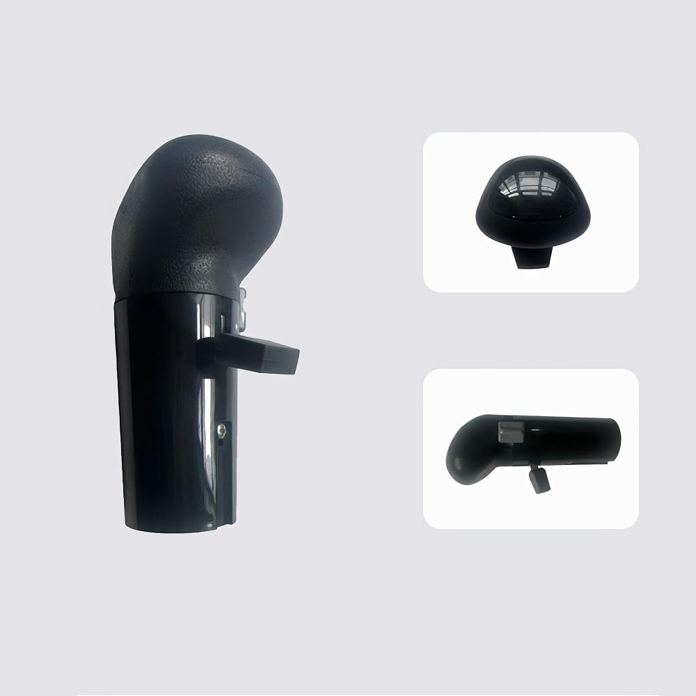 Aluminum Gear Shift Knob for Eaton Fuller Trucks - Easy Install, No Drilling Required, Black, Selector Lever