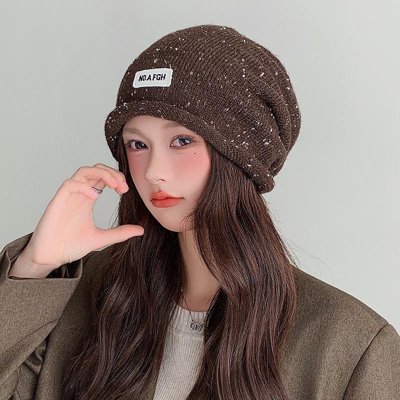 

Универсальная теплая и защищающая уши вязаная шерстяная шапка для осенне-зимнего сезона one size