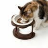 Tigela Cerâmica Antiderrapante para Gato Tigela de Comida para Cachorro Elevada Removível Tigela de Água Elevada para Gato Suprimentos para Pets