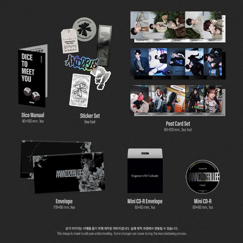 AND2BLE – 1st Mini Album Sequence 01 Curiosity (Curious Ver.)