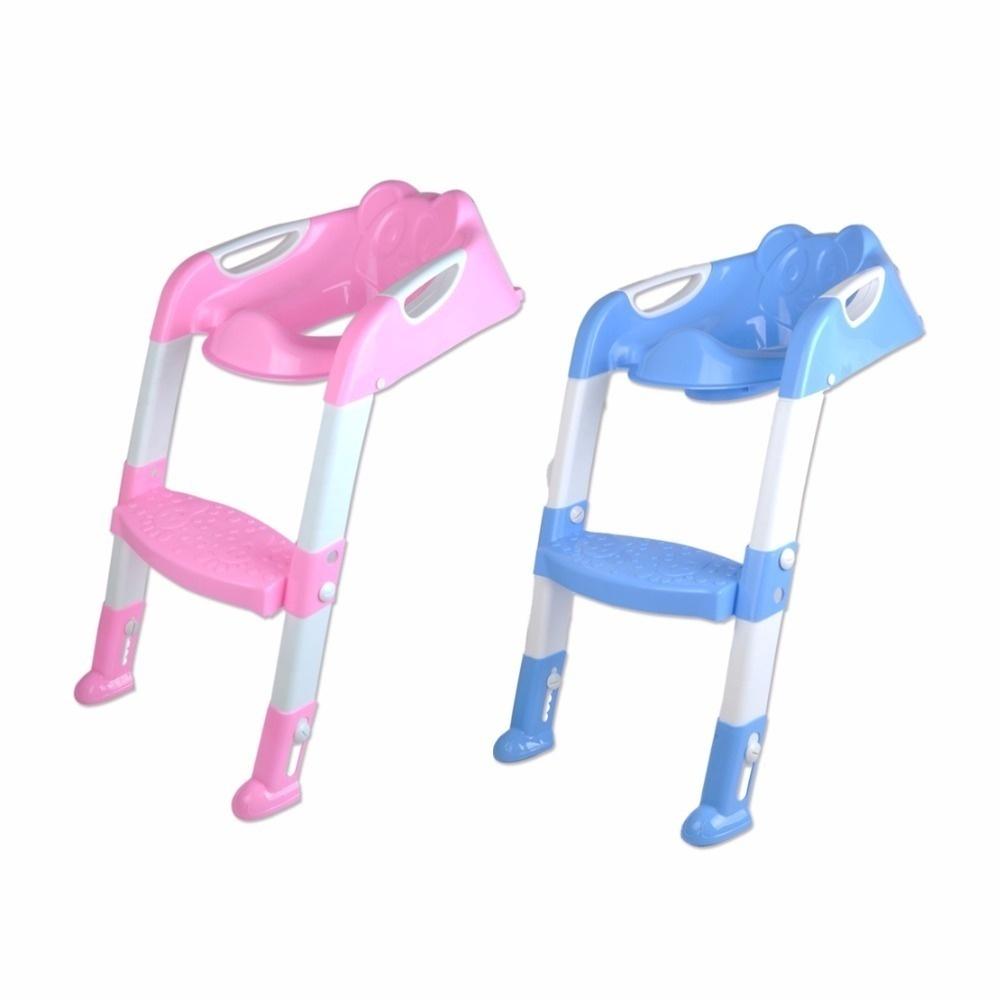 Kleinkind Baby Kinder Kind Töpfchentraining Toilette Leiter Sitz Stufen Klappstuhl Platz sparen