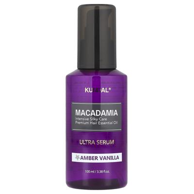 Macadamia Ultra Hair Serum, Amber Vanilla, 100Ml (3.38Fl Oz)