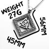 Retro Odin Viking Simple Men Necklaces Stainless Steel Pendant Chain Women Punk Fashion Jewelry New Accessories Gift