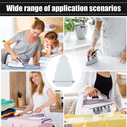 Iron Bottom Protector - Heat-Resistant Iron Shoe Cover, Ironing Board Protector | Protective Iron Bottom Guard Shield, Iron Base Protector, Electric I